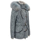 Light Blue Cotton Women's Jacket