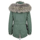 Green Cotton Women's Jacket
