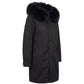 Black Cotton Women Jacket
