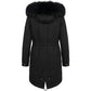 Black Cotton Women Jacket