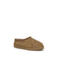 Beige Suede Leather Mules