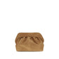 Beige Suede Leather Handbag