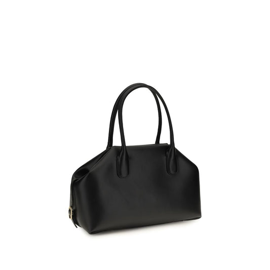 Black Vegan Leather Handbag