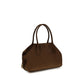 Brown Suede Leather Handbag