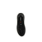 Black Polyester Athletic Sneakers