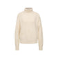 Cream Viscose Turtleneck