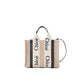 Beige Linen Tote Bag