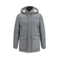 Gray Wool Oves Aries Full-Length Jacket