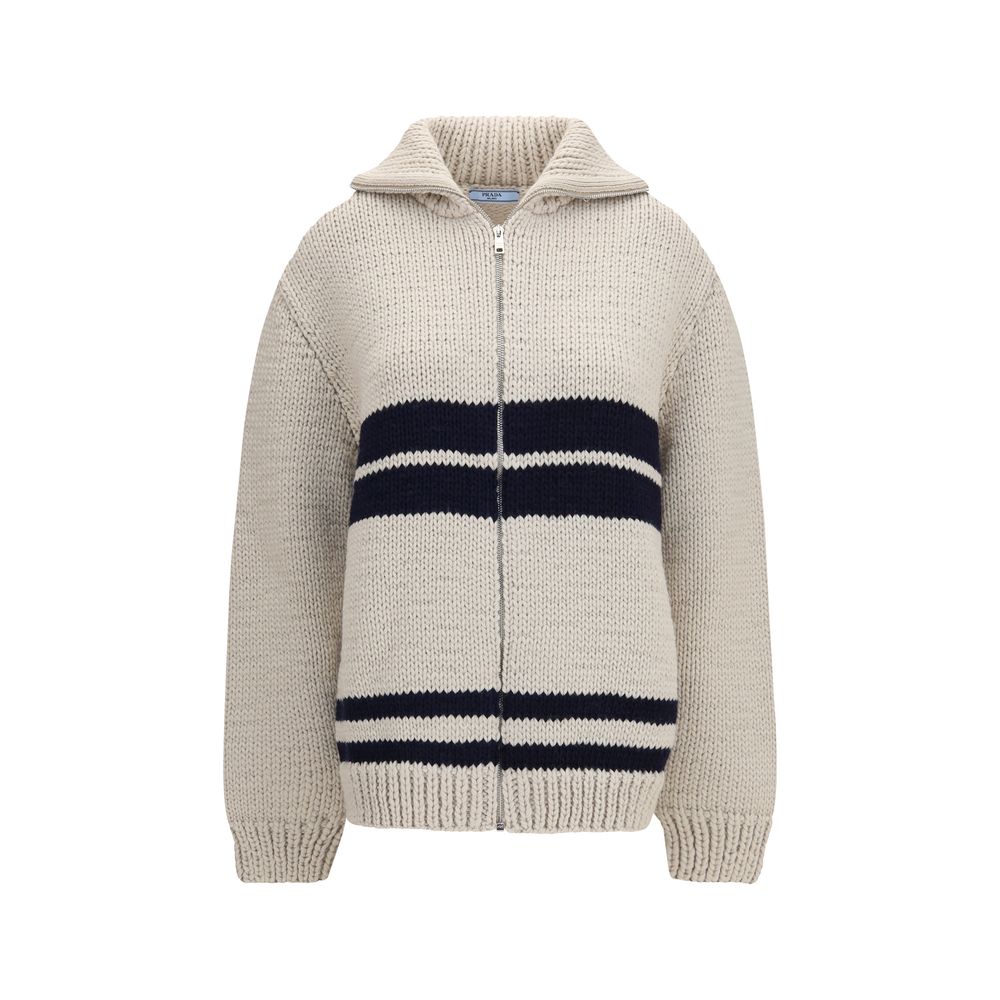 Beige Wool Oves Aries Cardigan