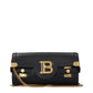 Black Leather Clutch Bag