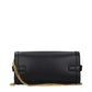 Black Leather Clutch Bag