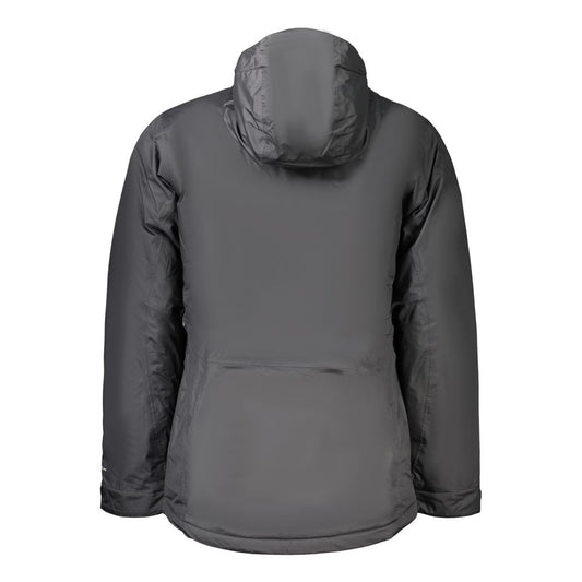 Black Polyester Men's Jacket