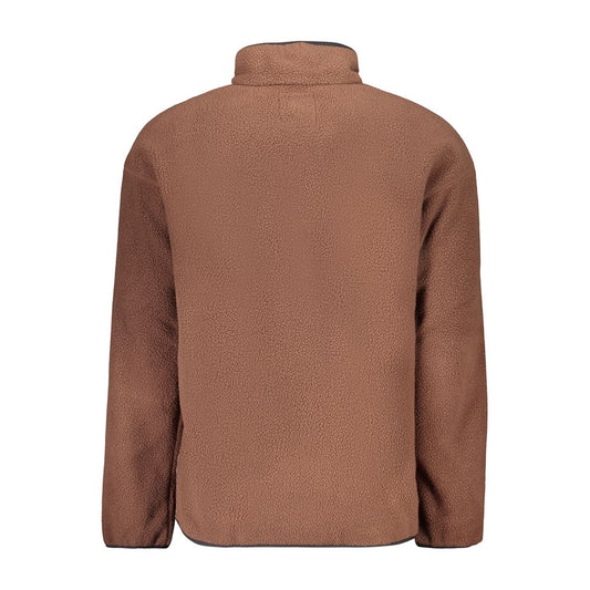Brown Polyester Men's Sweatshirt