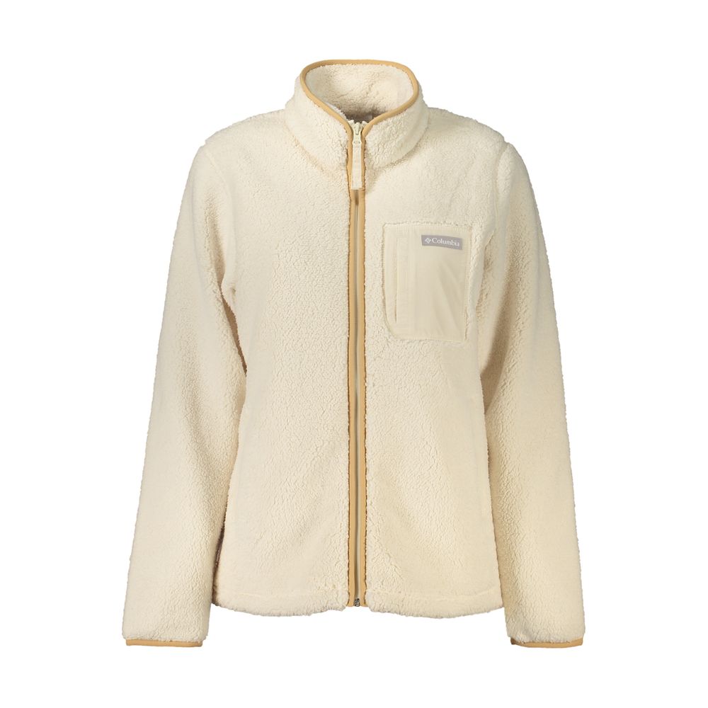 White Polyester Women's Sweatshirt