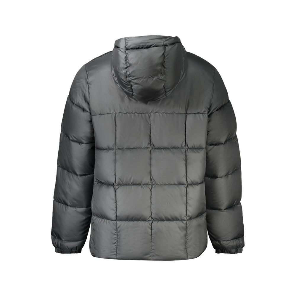 Black Polyester Men's Jacket