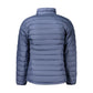 Blue Polyester Men's Jacket