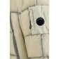 Beige Polyamide Full-Length Jacket