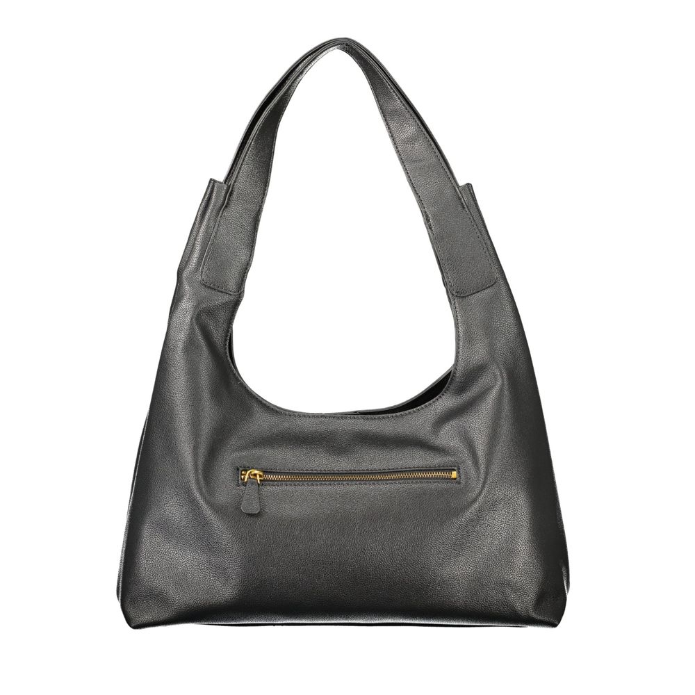 Black Polyurethane Women's Bag