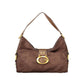Brown Polyester Women's Bag