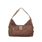 Brown Polyester Women's Bag
