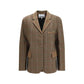 Brown Recycled Wool Blazer