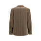 Brown Recycled Wool Blazer