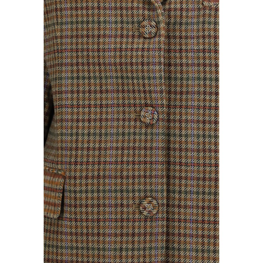 Brown Recycled Wool Blazer