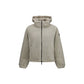 Beige Nylon Full-Length Jacket
