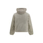 Beige Nylon Full-Length Jacket