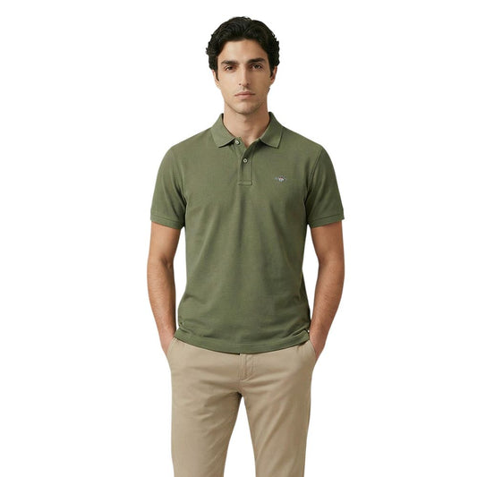Bicolor Cotton Polo Shirt