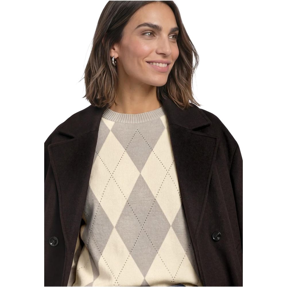 Beige Polyester Sweatshirt