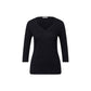 Black Cotton Long Sleeve T-Shirt