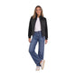 Black Polyester Bomber