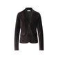Brown Cotton Blazer