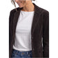 Brown Cotton Blazer