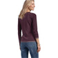 Purple Cotton Long Sleeve T-Shirt