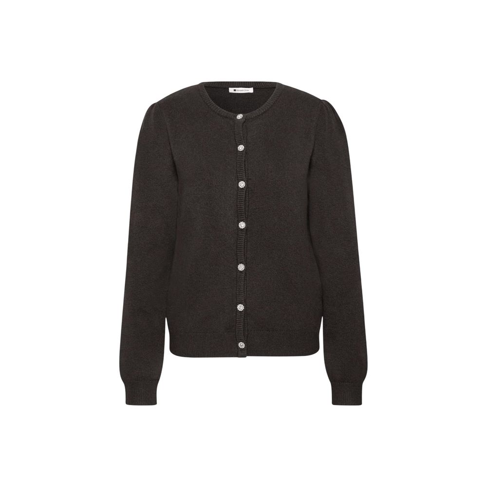 Brown Cotton Cardigan