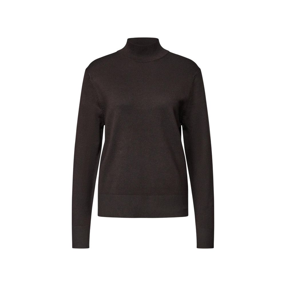 Brown Viscose Turtleneck
