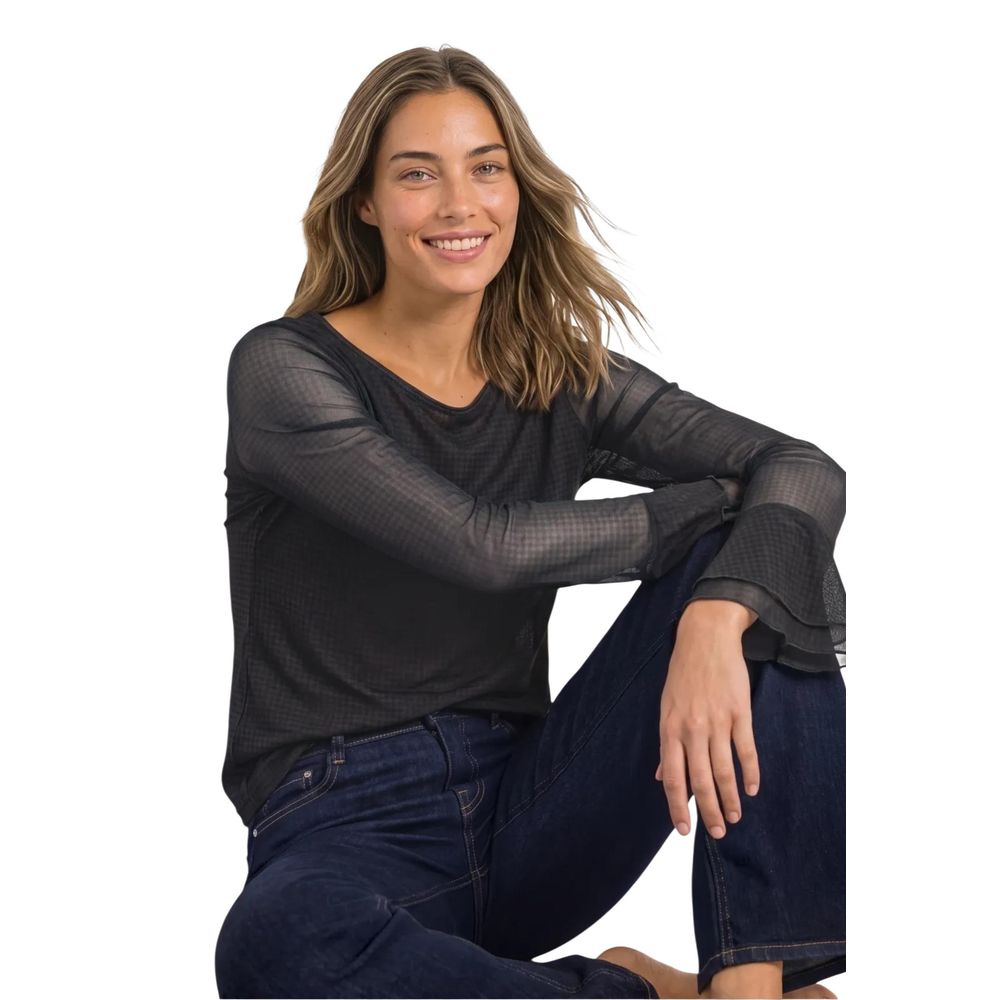 Bicolor Polyester Blouse