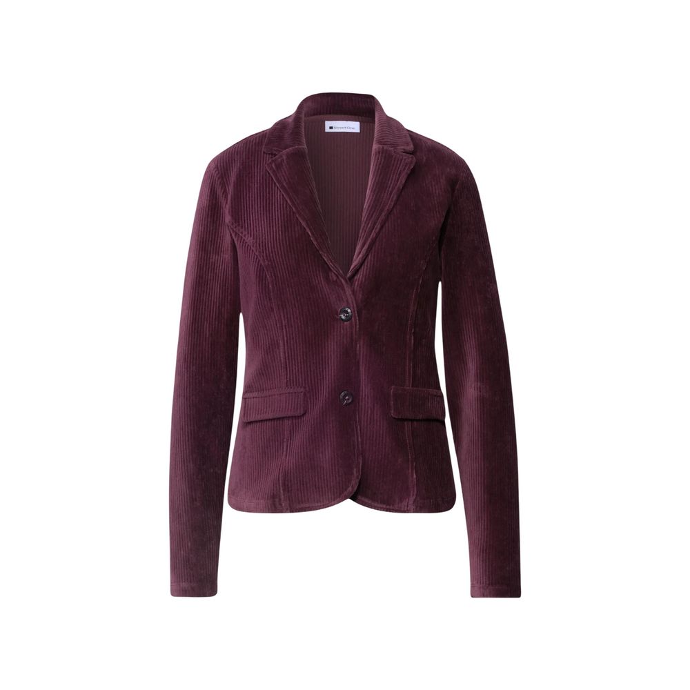 Purple Cotton Blazer