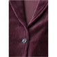 Purple Cotton Blazer