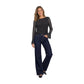 Bicolor Polyester Blouse