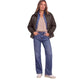 Brown Polyester Full-Length Jacket