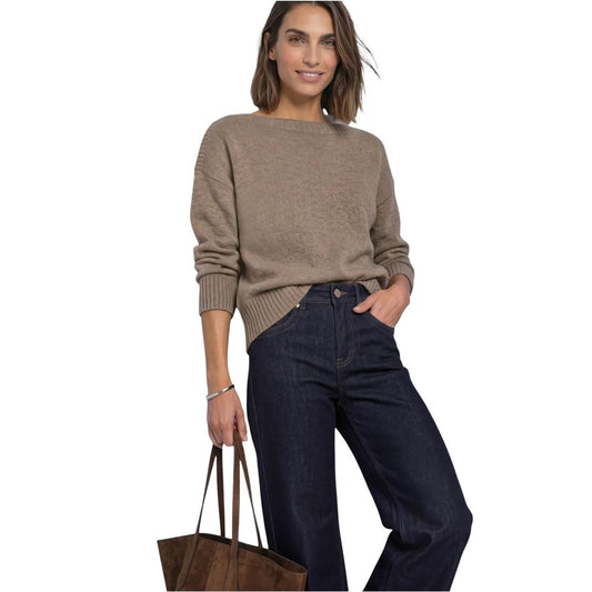 Beige Cotton Sweatshirt
