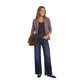 Purple Polyester Blazer