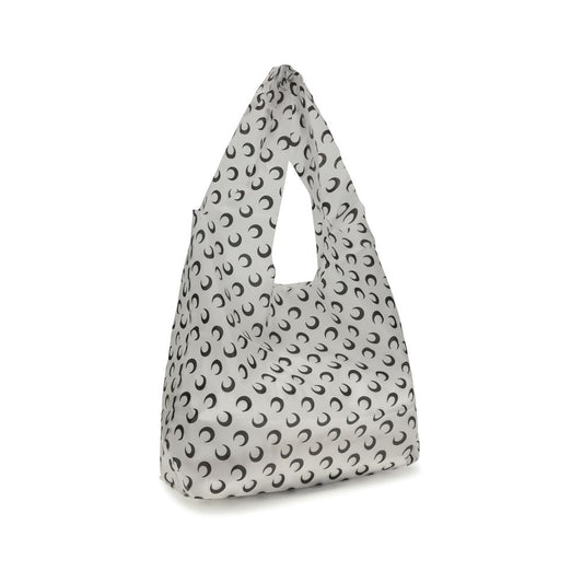 White Polyurethane Shoulder Bag