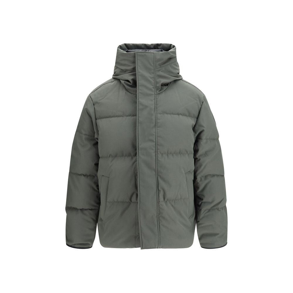 Bicolor Polyester Parka