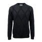 Black Wool Men Sweater