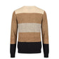 Beige Wool Men Sweater