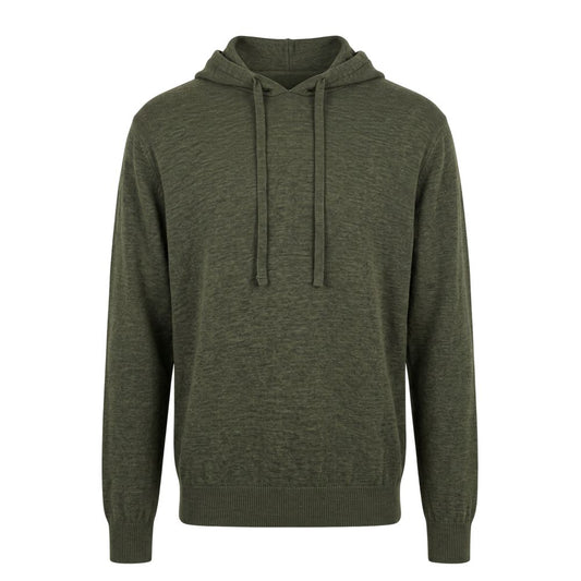 Green Wool Men's Sweater